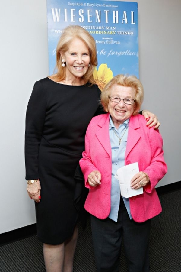 Daryl Roth and Dr. Ruth Westheimer Photo
