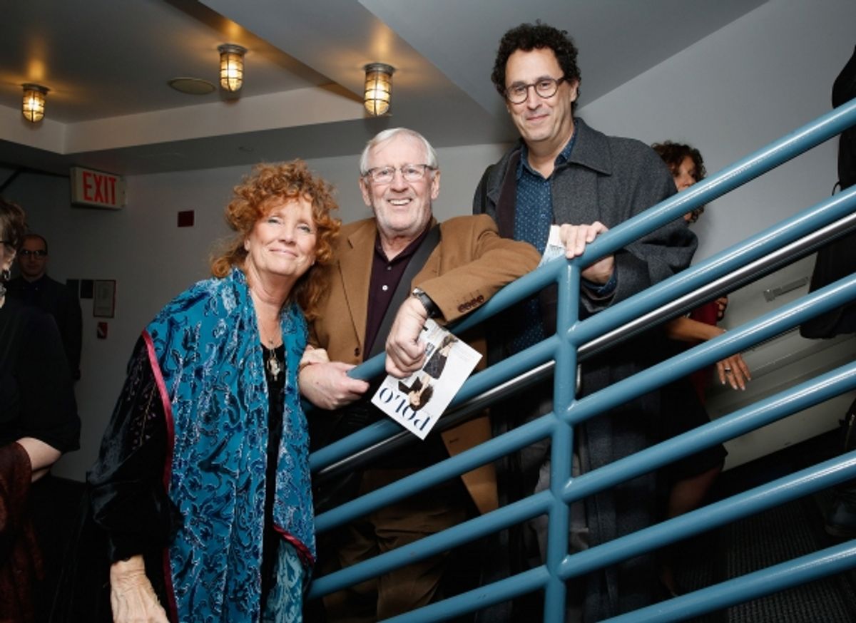 Jenny Sullivan, Len Cariou and Tony Kushner at 