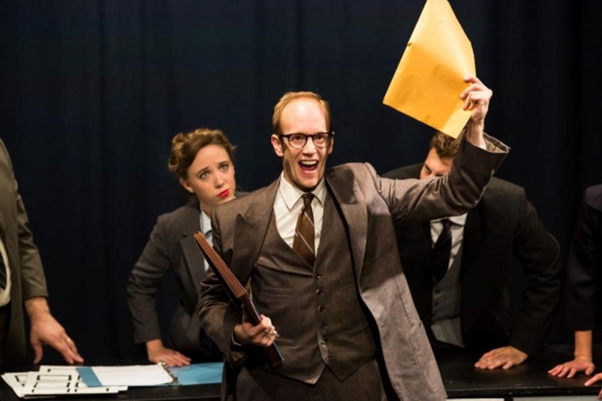 Clare McNulty, Spencer Lott (Carl) at 