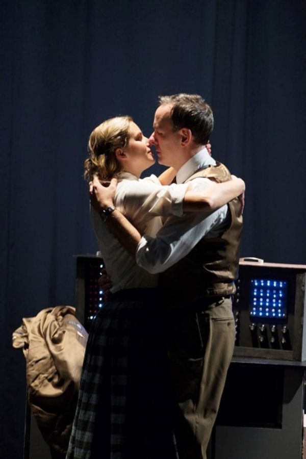 Hanley Smith (Dorothy Collins) and Erik Lochtefeld (Raymond Scott) Photo