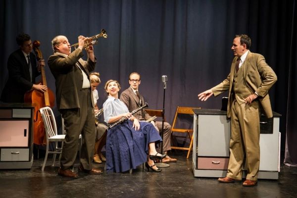 The Quintette: Eric Wright, Tyler Bunch, Hanley Smith, Clare McNulty, Spencer Lott, a Photo