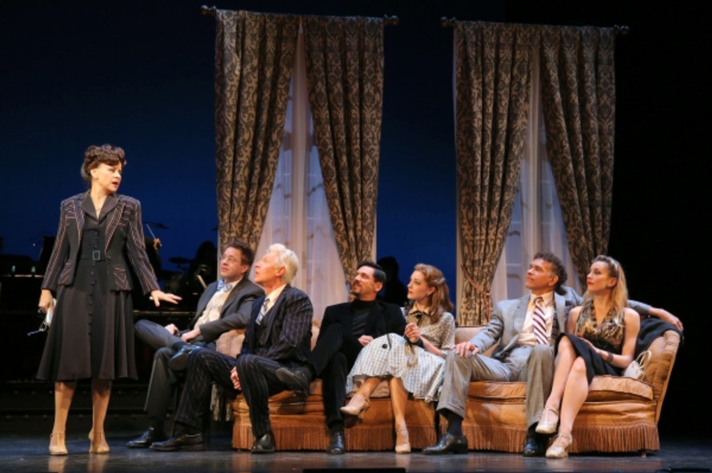 Photo Flash: First Look at Brian Stokes Mitchell, Laura Osnes, Tony Sheldon and More in Encores! THE BAND WAGON  Image