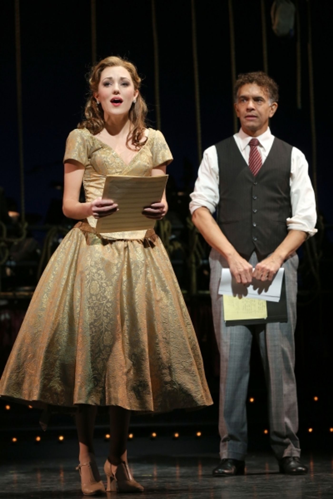 Photo Flash: First Look at Brian Stokes Mitchell, Laura Osnes, Tony Sheldon and More in Encores! THE BAND WAGON  Image