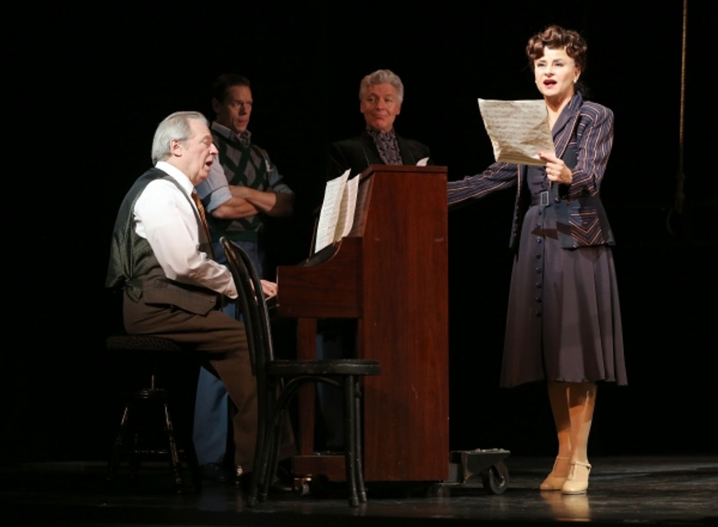 Photo Flash: First Look at Brian Stokes Mitchell, Laura Osnes, Tony Sheldon and More in Encores! THE BAND WAGON  Image