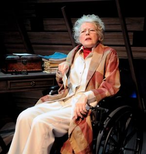 Janis Stevens as Katharine Hepburn @ BroadwayWorld Janis Stevens as Katharine Hepburn Photo
