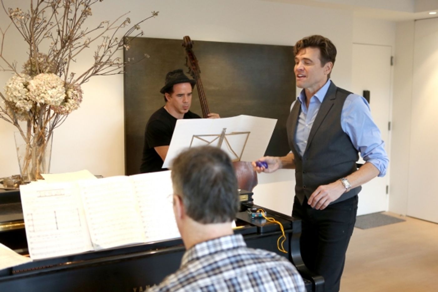 Photo Flash: Sneak Peek at Brent Barrett in Rehearsal for LIFE IS: THE SONGS OF KANDER & EBB at the Met Room  Image