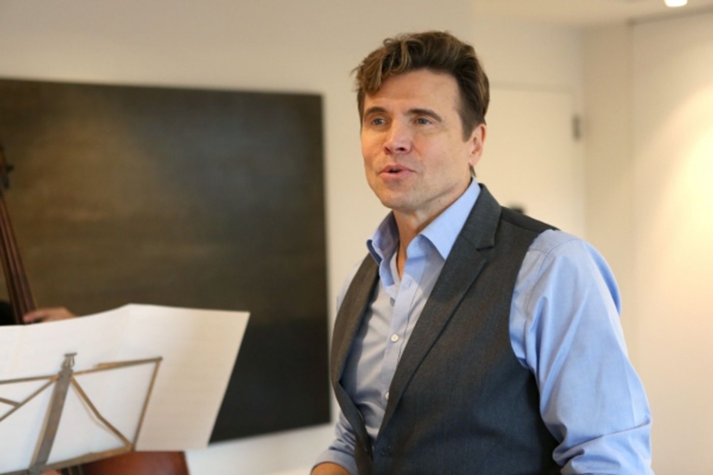 Photo Flash: Sneak Peek at Brent Barrett in Rehearsal for LIFE IS: THE SONGS OF KANDER & EBB at the Met Room  Image