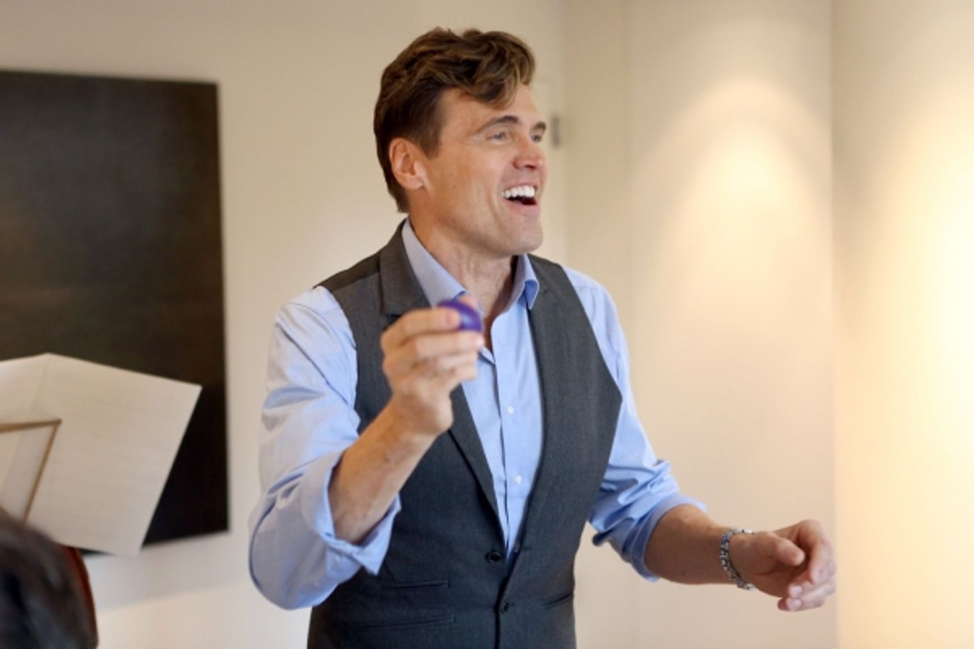 Photo Flash: Sneak Peek at Brent Barrett in Rehearsal for LIFE IS: THE SONGS OF KANDER & EBB at the Met Room  Image