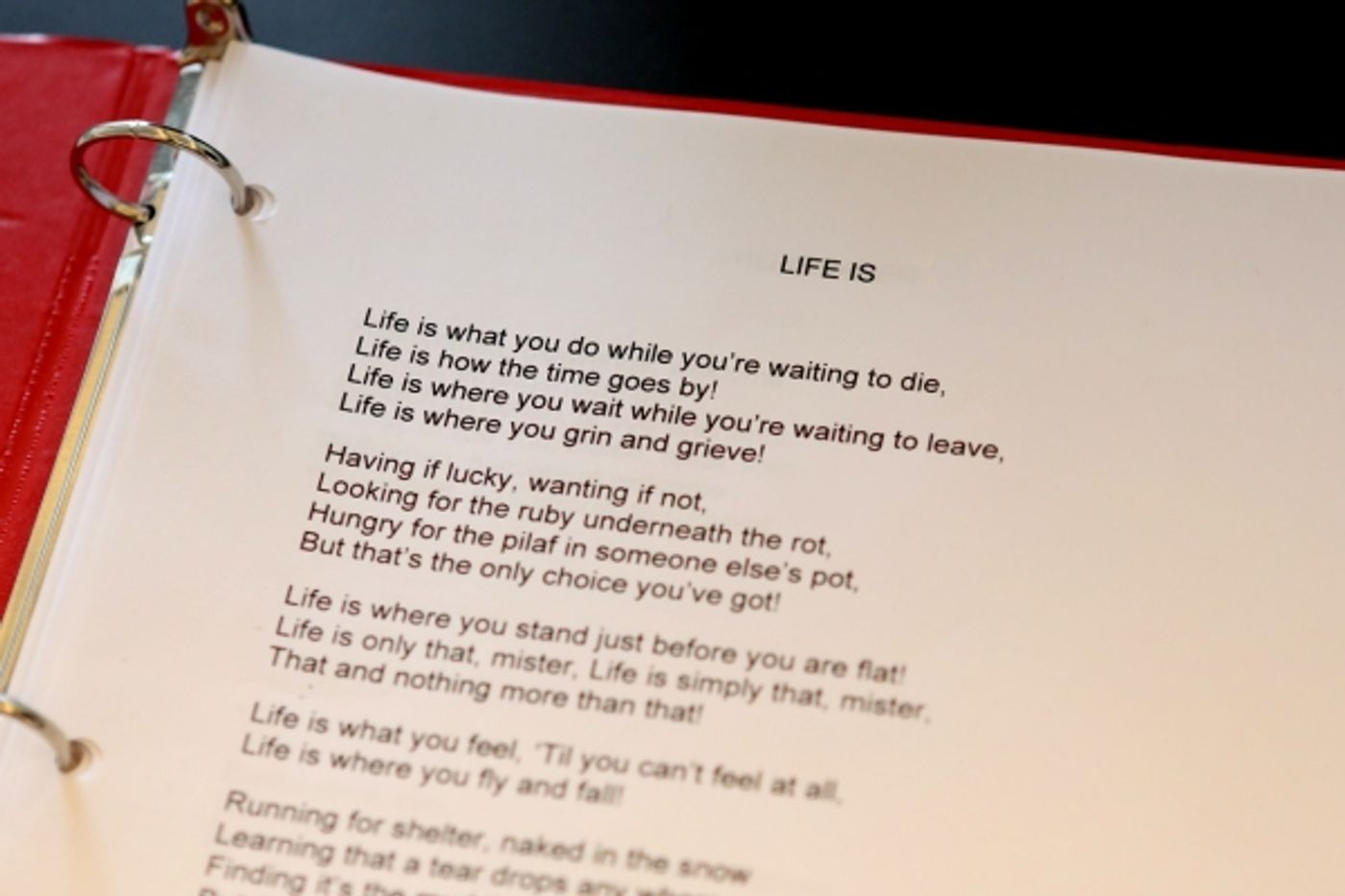 Photo Flash: Sneak Peek at Brent Barrett in Rehearsal for LIFE IS: THE SONGS OF KANDER & EBB at the Met Room  Image