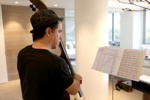 Chris North on bass Photo