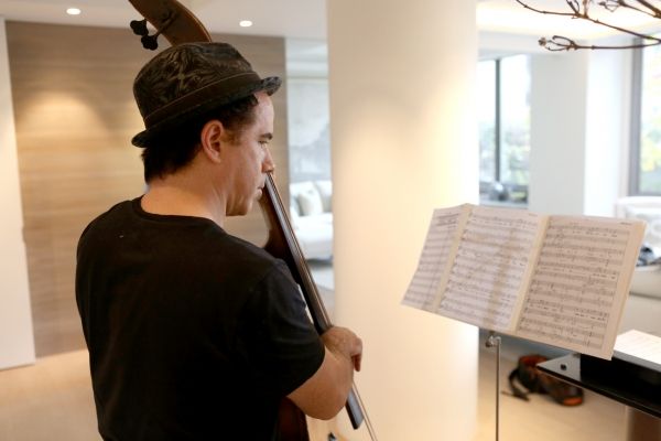 Chris North on bass Photo