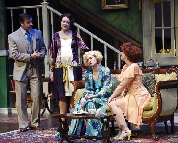 Justin Packard as Clarke, Maria Couch as Marjorie, Michelle Federer as Sylvia, and Ba Photo