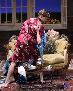 Jason Loughlin as Beau and Michelle Federer as Sylvia Photo