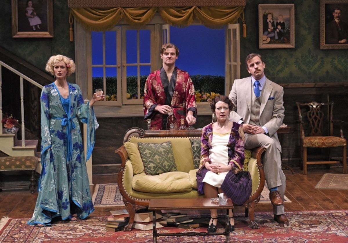 Michelle Federer as Sylvia, Jason Loughlin as Beau, Maria Couch as Marjorie and Justin Packard as Clarke at 