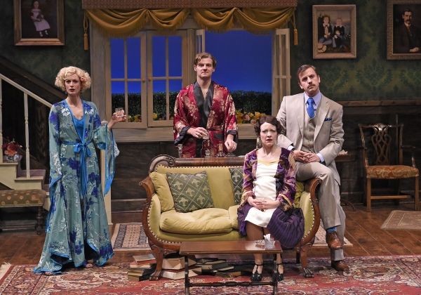 Michelle Federer as Sylvia, Jason Loughlin as Beau, Maria Couch as Marjorie and Justi Photo