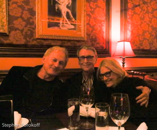 Victor Garber, Mike Nichols, Diane Sawyer Photo