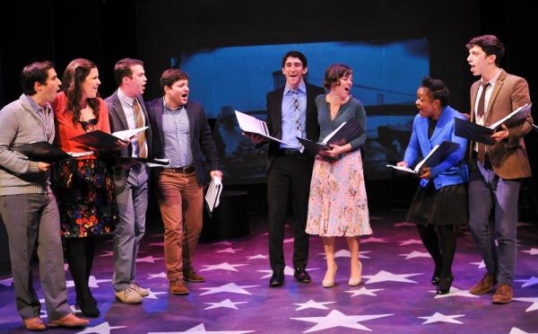 Matthew Scott, Lindsay Mendez, Greg Kamp, Jared Loftin, Ben Fankhauser, Margo Seibert Photo