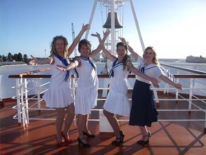  Lee Garrett, left, Bev Bennett, Ashlee Torrens and Tania Morrow Photo