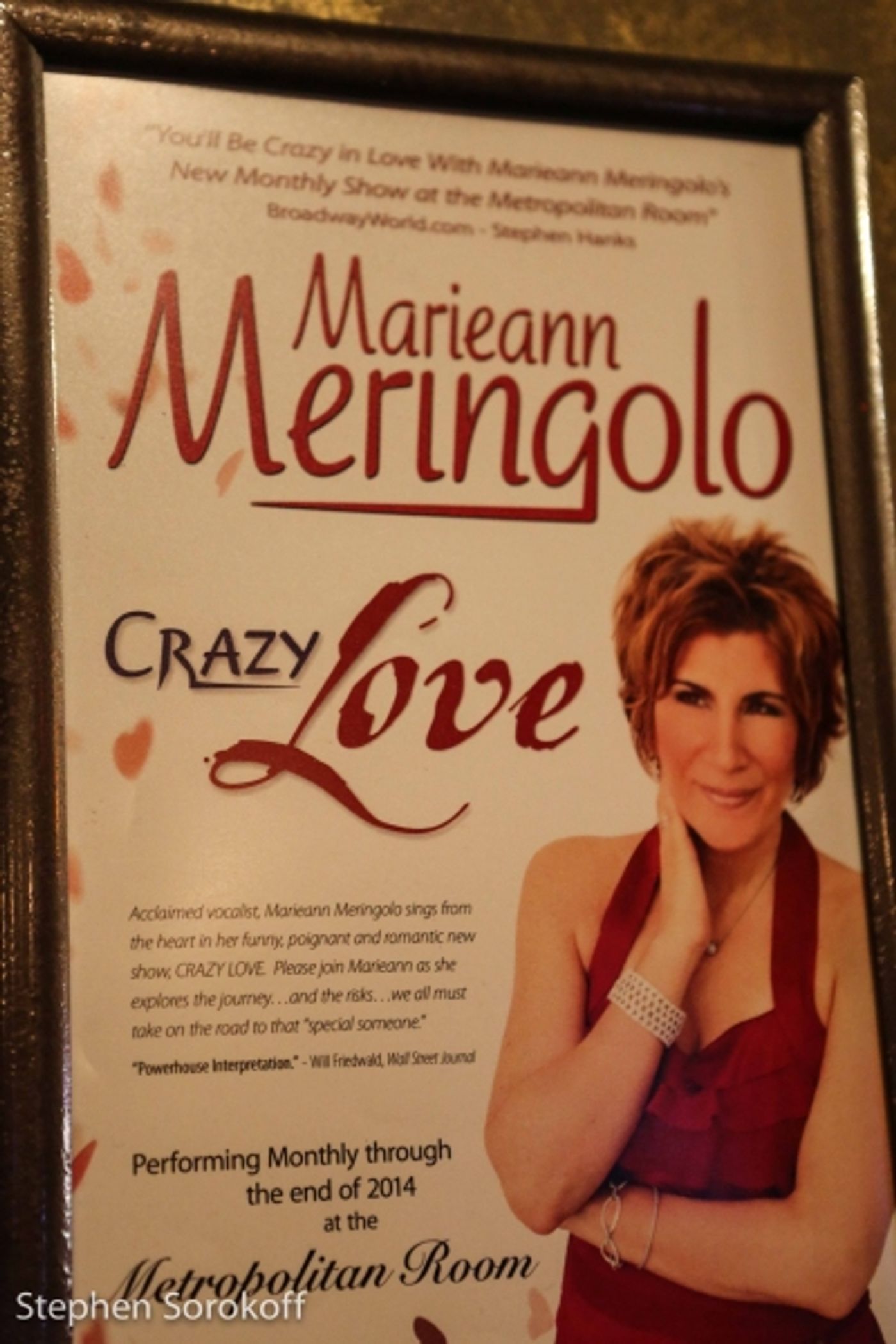 Photo Coverage: Marieann Meringolo Brings CRAZY LOVE to Metropolitan Room Photo Coverage: Marieann Meringolo Brings CRAZY LOVE to Metropolitan Room Image