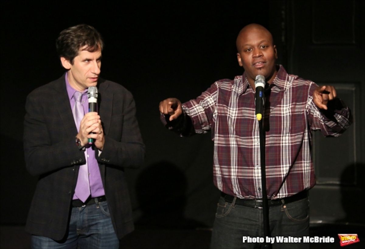 Seth Rudetsky and Tituss Burgess  at 