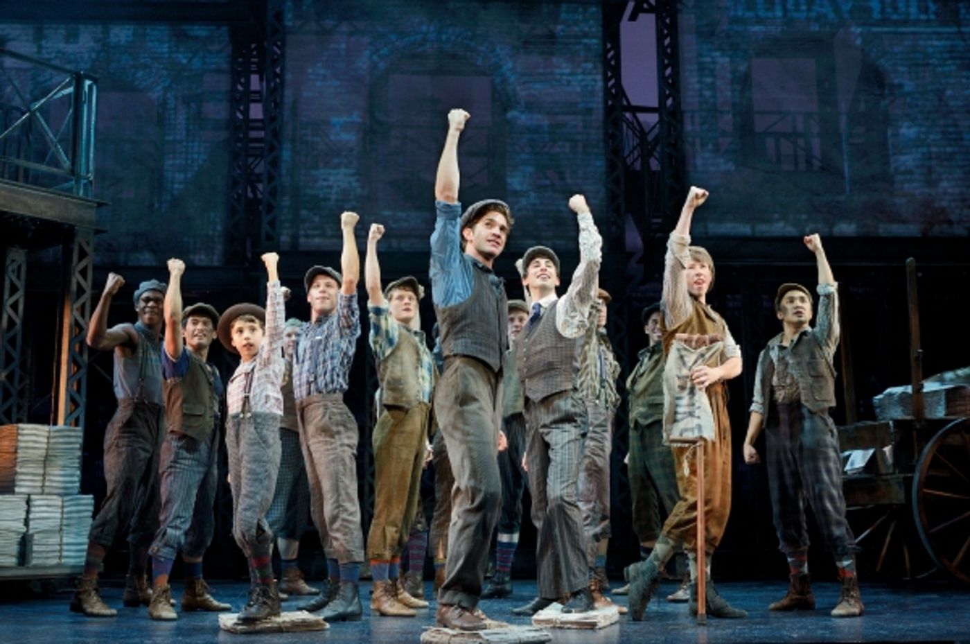 Photo Flash: First Look at Dan DeLuca, Stephanie Styles & More in NEWSIES National Tour!  Image