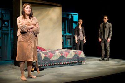 Victoria Bundonis as Dee, Mel House as Kate and Sean Hankinson as Ben Photo