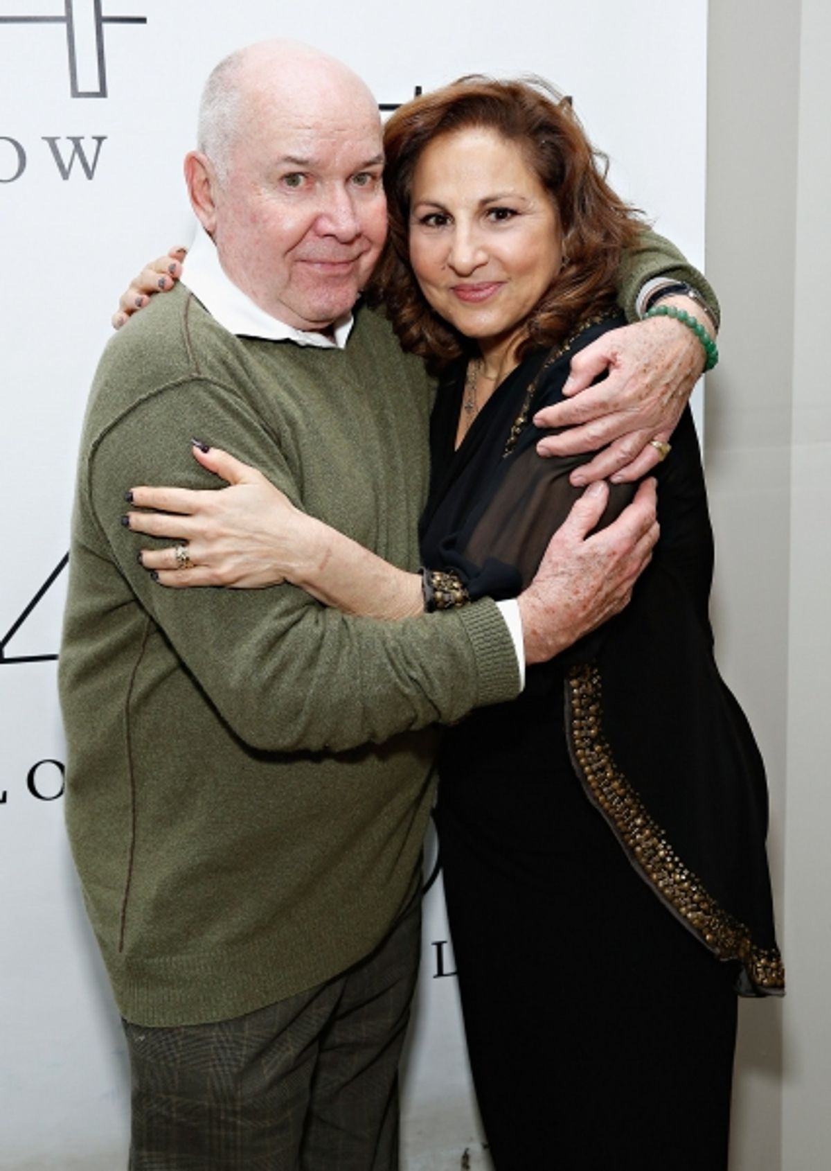 Jack O''Brien with actress Kathy Najimy at 