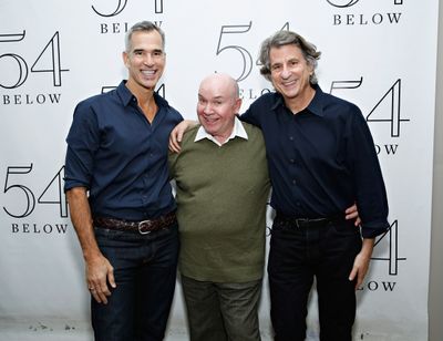 Jack O''Brien with director/choreographer Jerry Mitchell and designer/architect David Photo