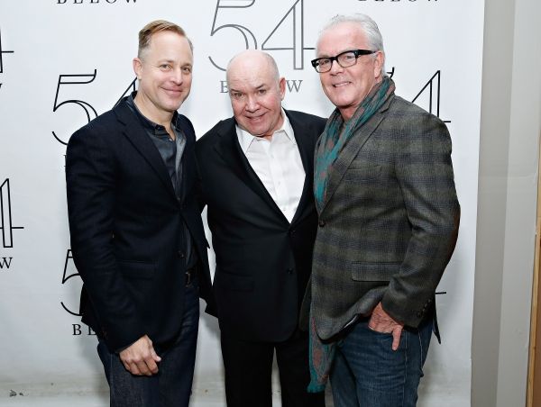 Jack O''Brien with scenic designer Scott Pask and celebrity hair stylist John Barrett Photo