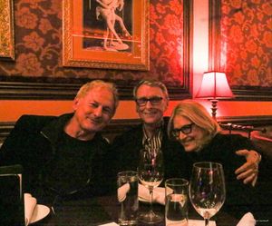 Victor Garber, Mike Nichols and Diane Sawyer Photo