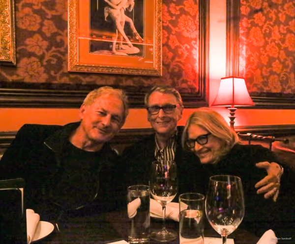 Victor Garber, Mike Nichols and Diane Sawyer Photo