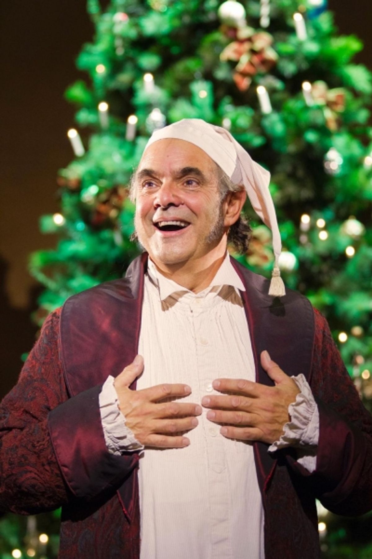 Edward Gero as Ebenezer Scrooge  at 