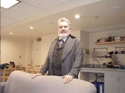 Sam Tsoutsouvas as Victor Hugo. Photo