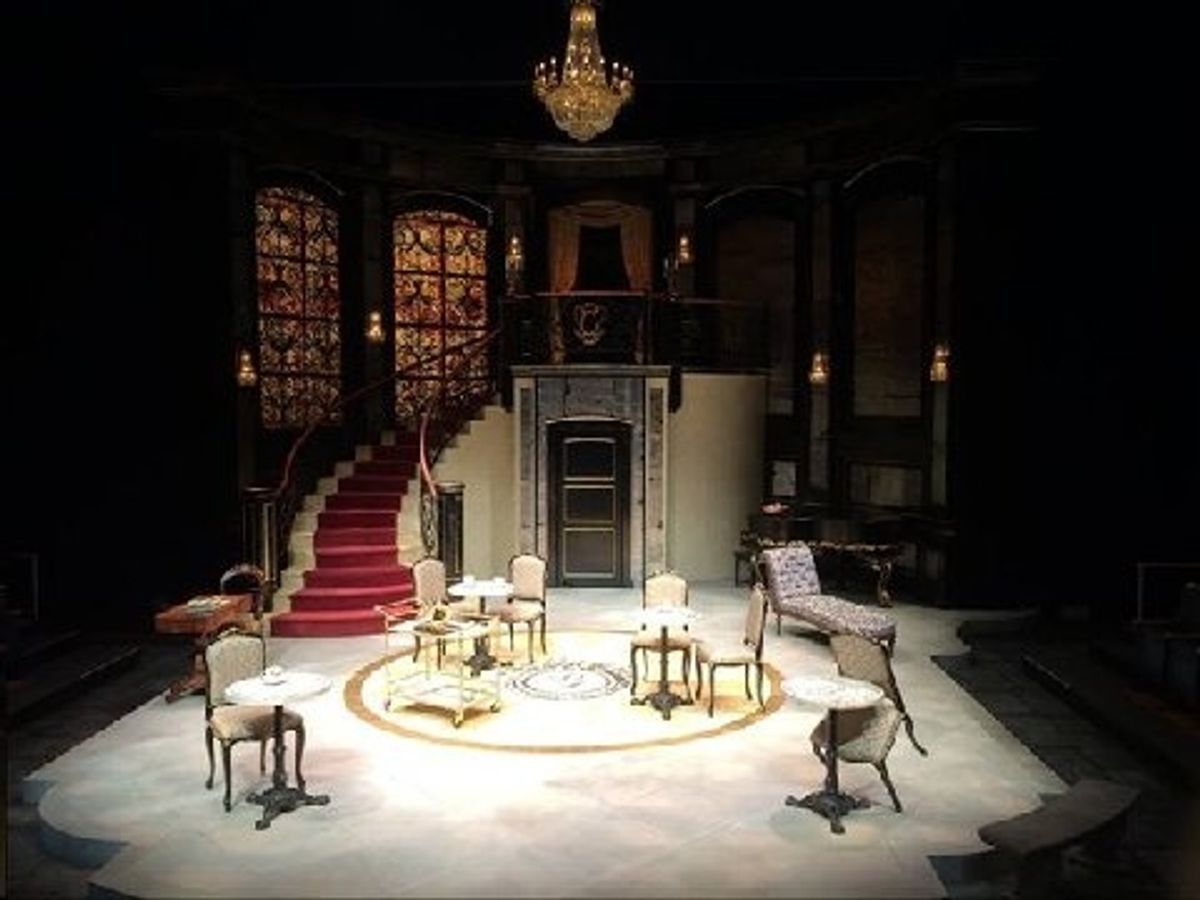 James Noone's amazing set photographed by our production assistant, Logan Shiller. at 