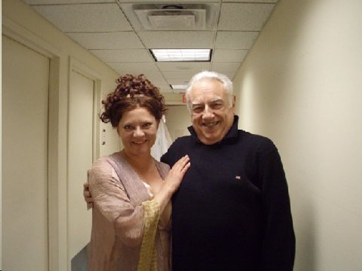 Happy author with Kati Brazda, our Isadora. at 