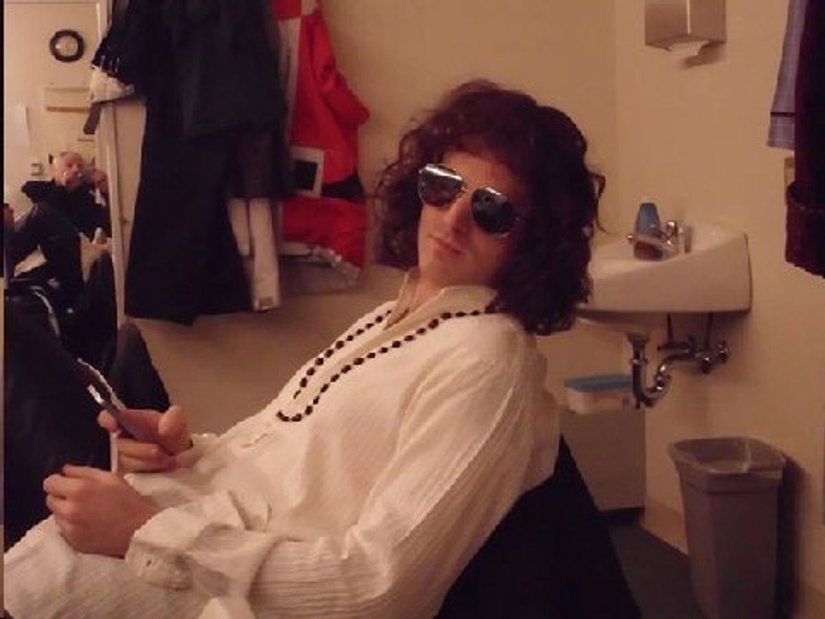 Daniel Hartley in full Jim Morrison. at 