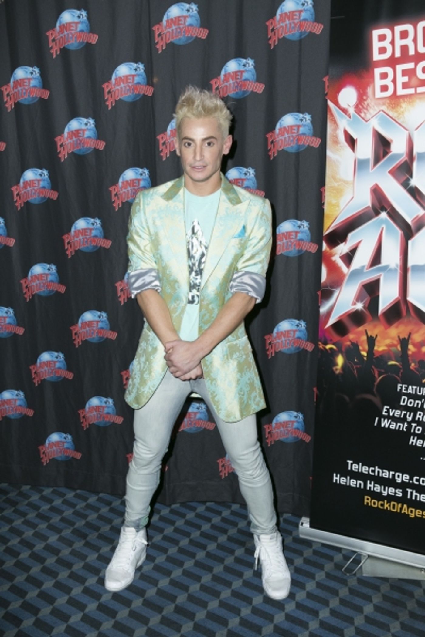 Photo Coverage: BIG BROTHER's Frankie J. Grande Joins Broadway's ROCK OF AGES!  Image