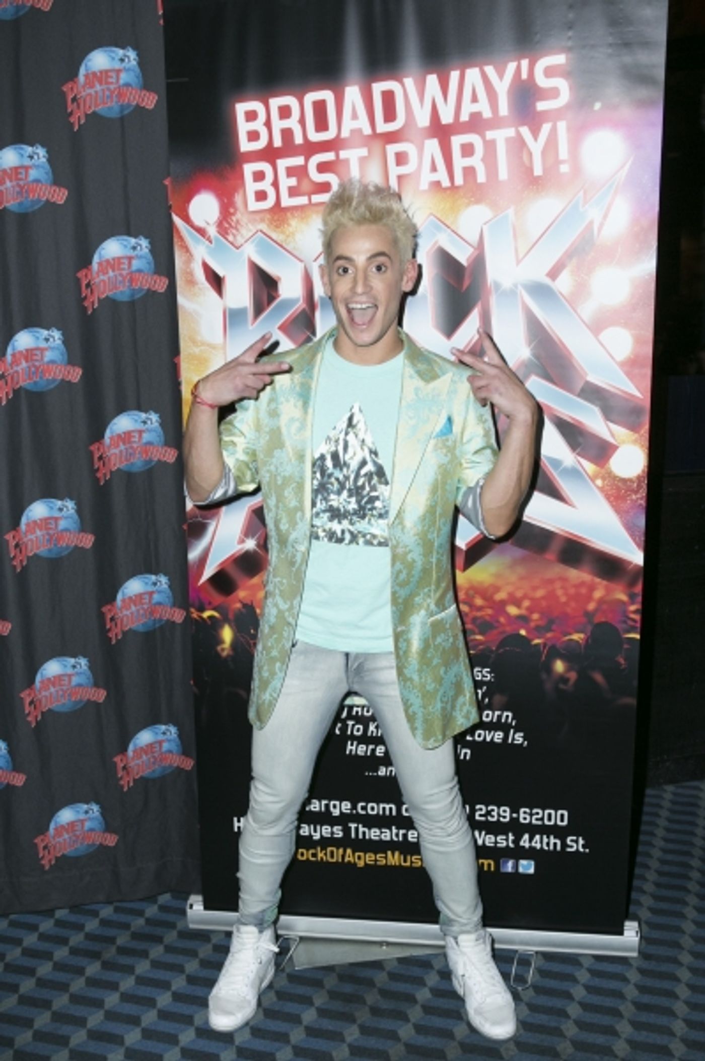 Photo Coverage: BIG BROTHER's Frankie J. Grande Joins Broadway's ROCK OF AGES!  Image