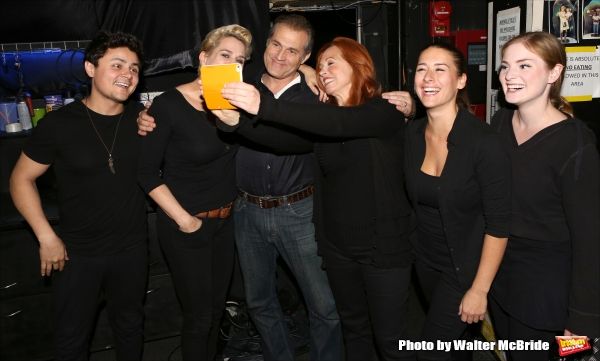 Arturo Ruiz, Cady Huffman, Marc Kudisch, Carolee Carmello, Deborah Rayne and Ella Der Photo