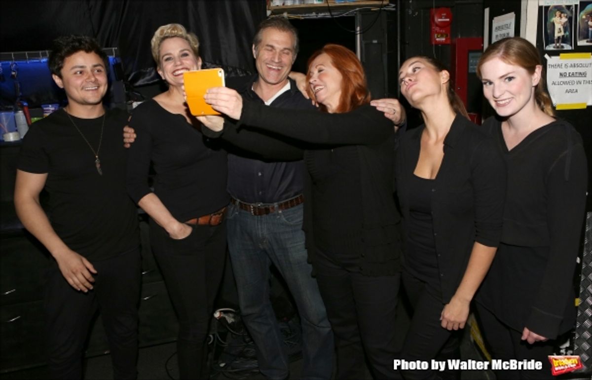 Arturo Ruiz, Cady Huffman, Marc Kudisch, Carolee Carmello, Deborah Rayne and Ella Dershowitz  at 