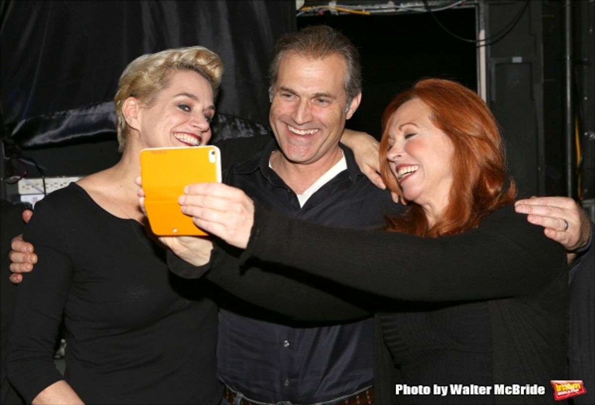 Cady Huffman, Marc Kudisch and Carolee Carmello at 