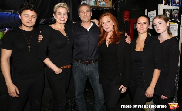 Arturo Ruiz, Cady Huffman, Marc Kudisch, Carolee Carmello, Deborah Rayne and Ella Der Photo
