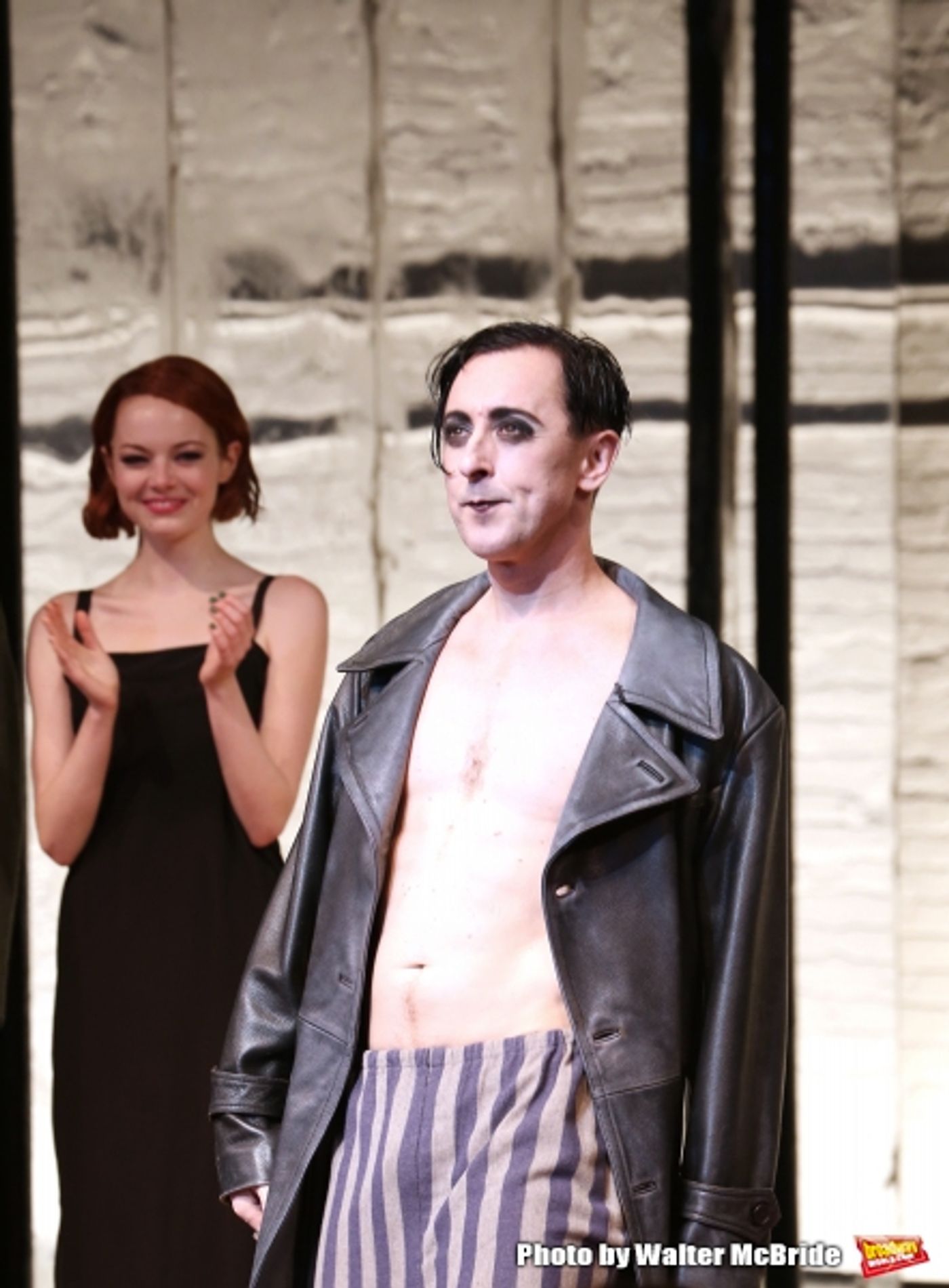 Photo Coverage: Willkommen! A Stunning Emma Stone Debuts in CABARET Image