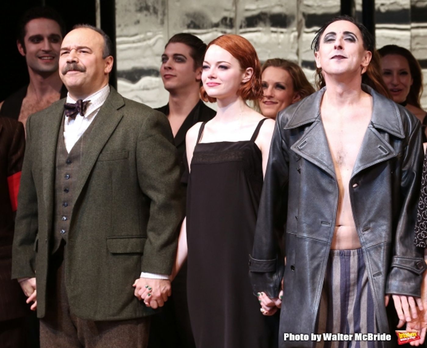 Photo Coverage: Willkommen! A Stunning Emma Stone Debuts in CABARET Image