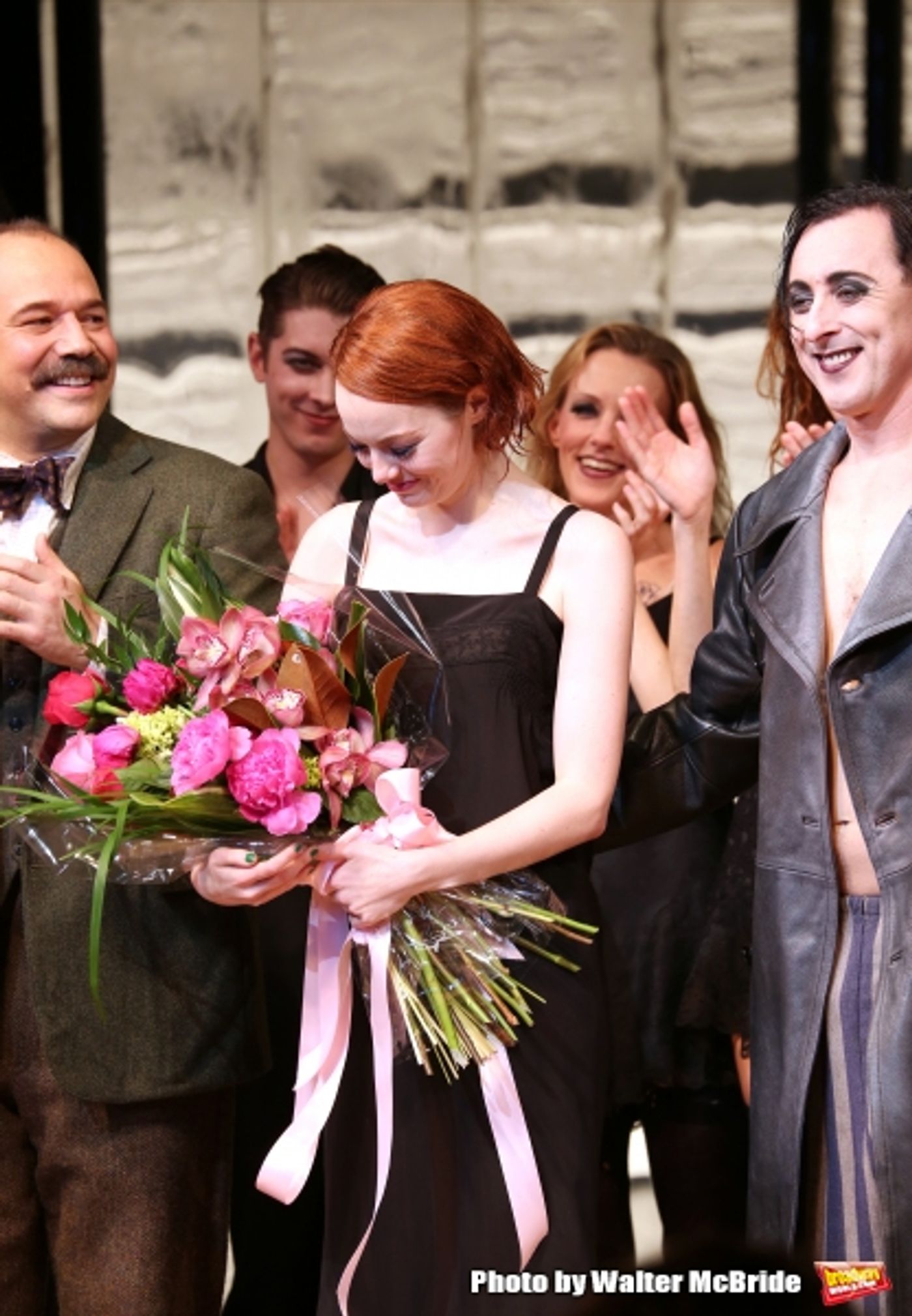 Photo Coverage: Willkommen! A Stunning Emma Stone Debuts in CABARET Image