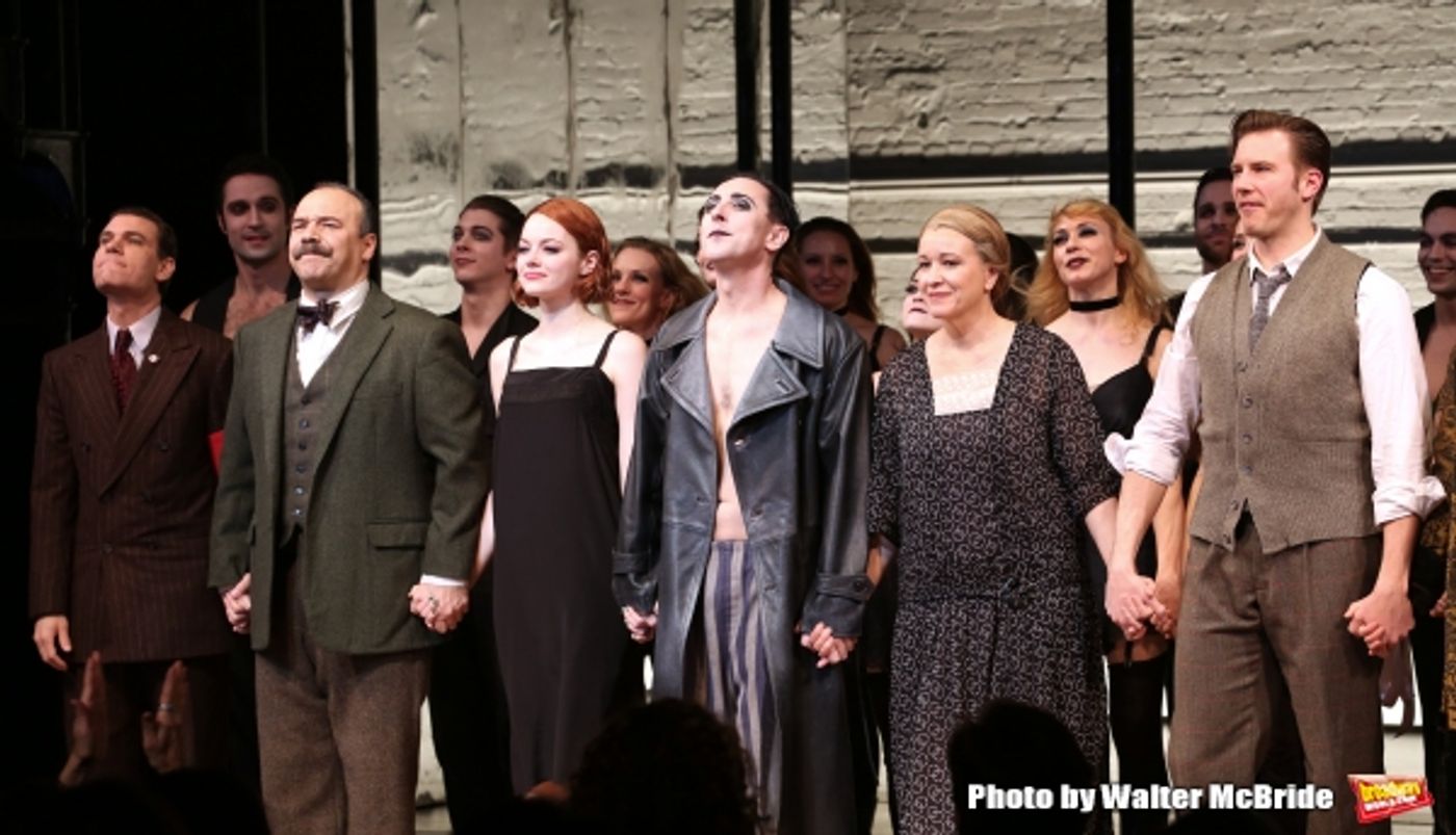 Photo Coverage: Willkommen! A Stunning Emma Stone Debuts in CABARET Image