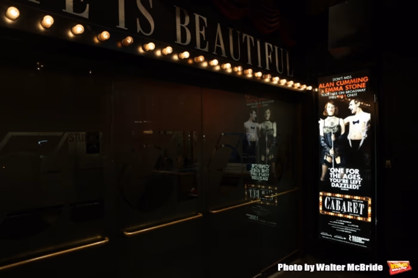 Photo Coverage: Willkommen! A Stunning Emma Stone Debuts in CABARET Image
