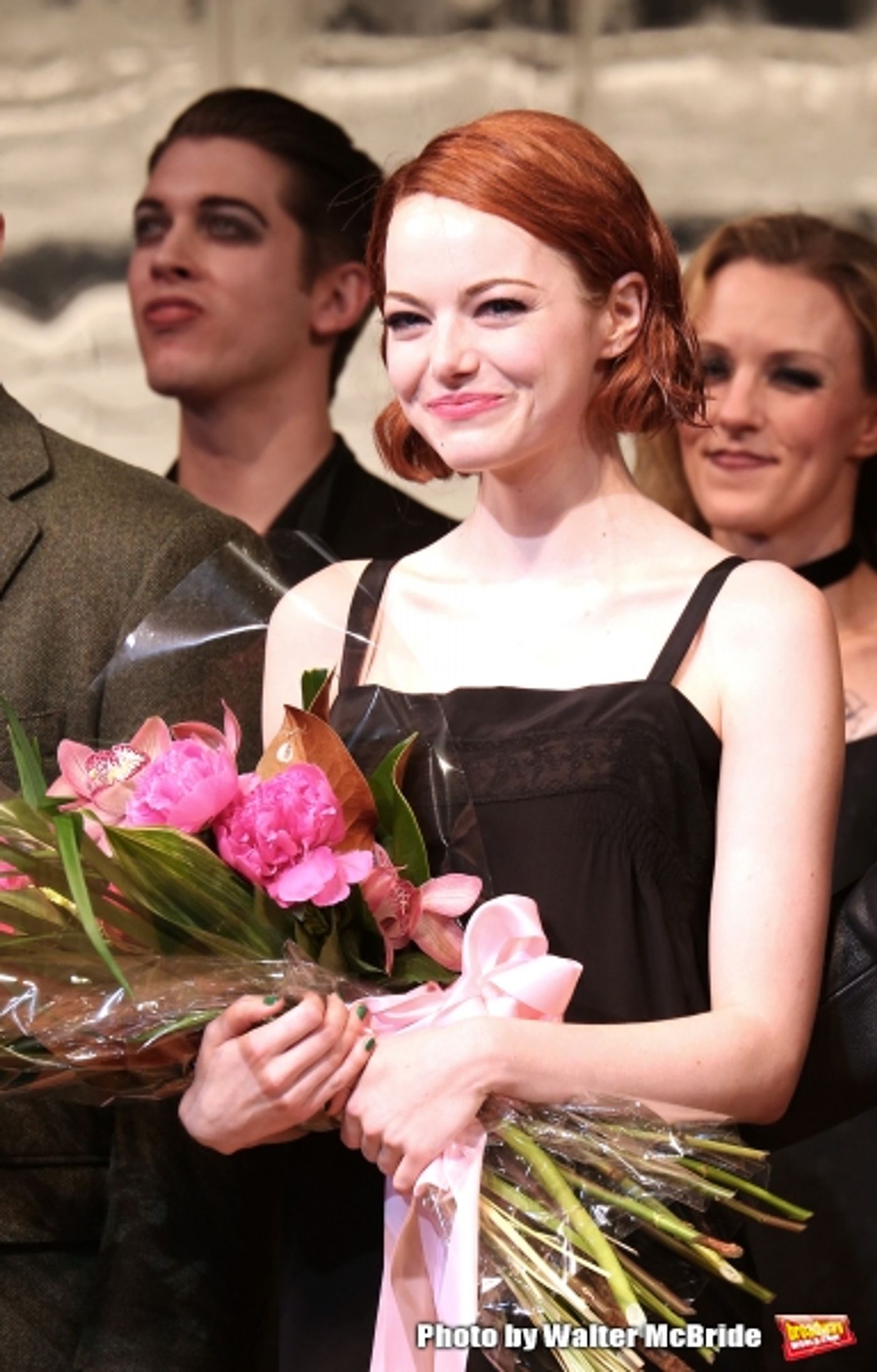 Photo Coverage: Willkommen! A Stunning Emma Stone Debuts in CABARET Image