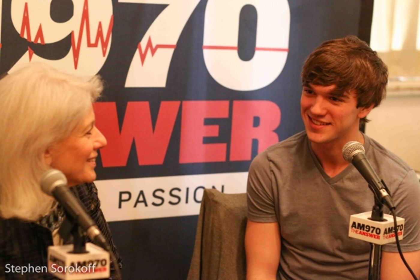 Photo Coverage: THE LAST SHIPS's Collin Kelly-Sordelet Visits Backstage with Peter LeDonne  Image