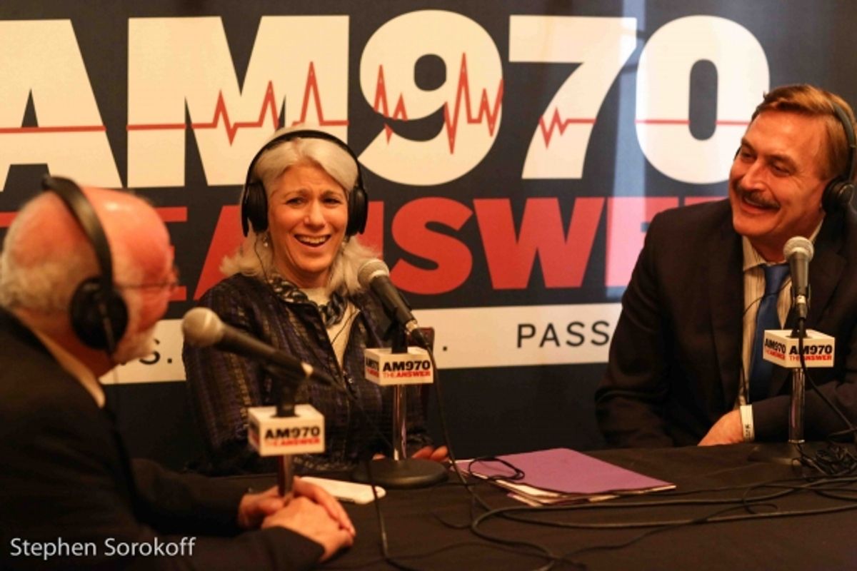 Peter LeDonne, Jamie deRoy, Mike Lindell at 